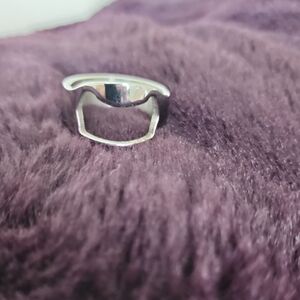 Men's Silver Wave Ring